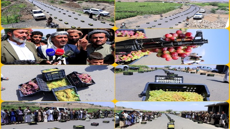 في اجواء العطاء والوفاء.. بني حشيش تقدم القافلة الثانية من العنب دعما للمرابطين في الجبهات