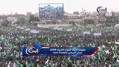 مليونية المولد النبوي الشريف 1448هـ 2026م في ميدان السبعين بالعاصمة صنعاء