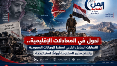 شبكة اليمن الجديد الإعلامية: تحول في المعادلات الإقليمية.. انتصارات الساحل الغربي تسقط الرهانات السعودية وتمنح محور المقاومة أوراقاً استراتيجية