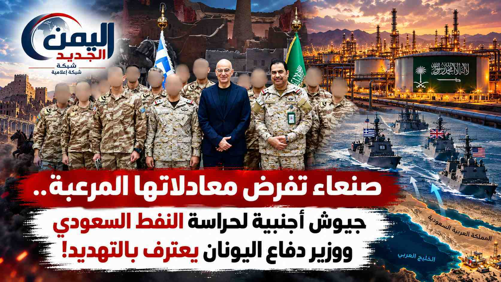 صنعاء تفرض معادلتها المرعبة.. جيوش أجنبية لحراسة النفط السعودي ووزير دفاع اليونان يعترف بالتهديد!